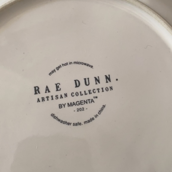 Rae Dunn •HOCUS POCUS• Plate with Witch Graphic